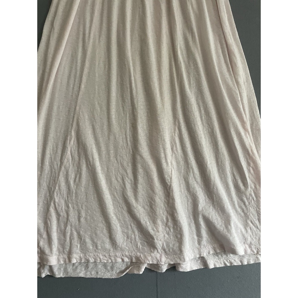 Vintage Christian Dior Long‎ Nightgown M/L Pale Pink Sleeveless Cottage Feminine - Picture 11 of 16